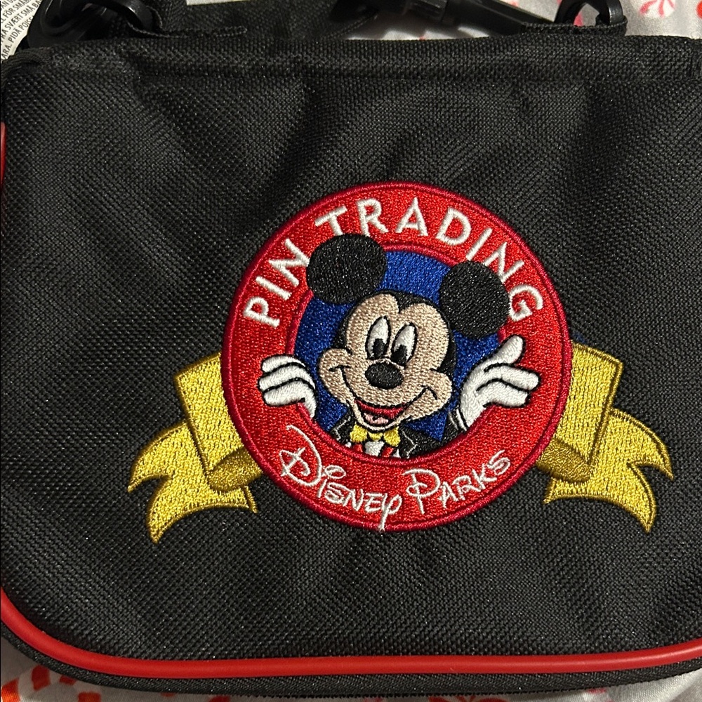 Disney Multi-Color Mickey Pin Trading Crossbody